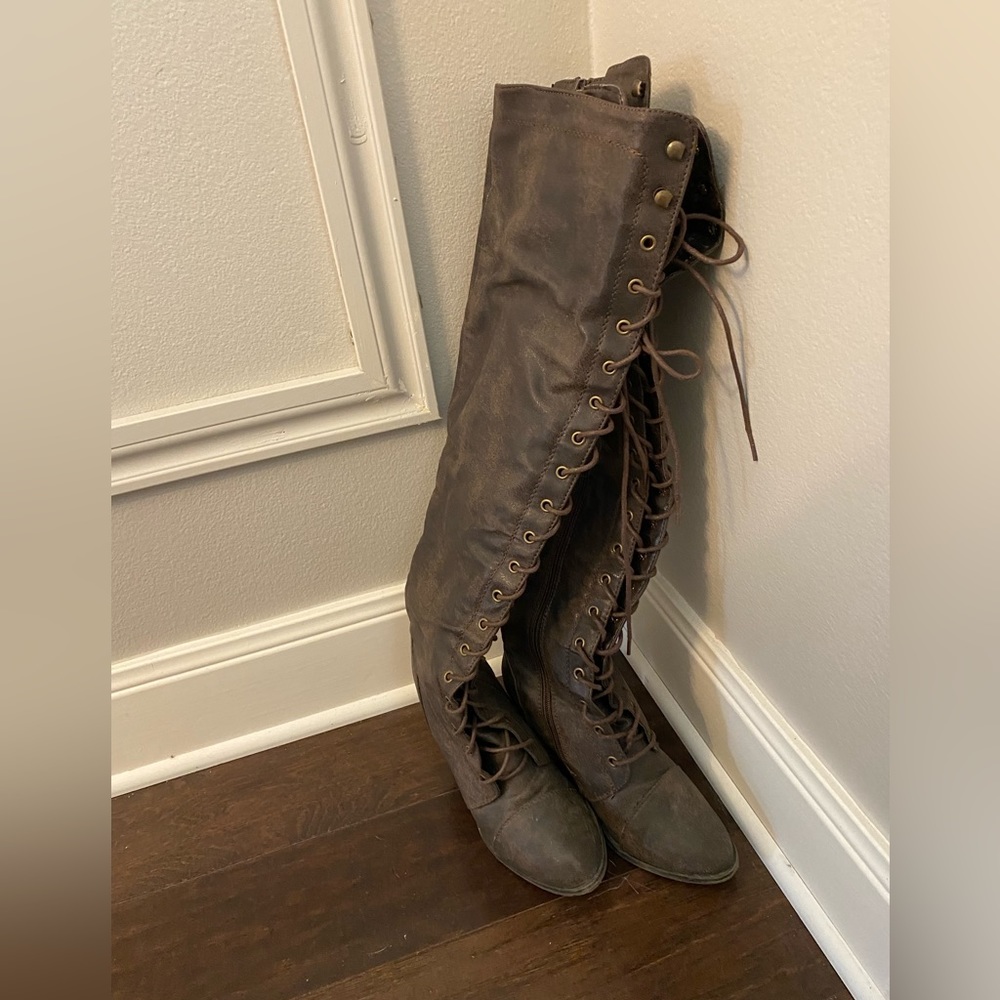 Knee high boots